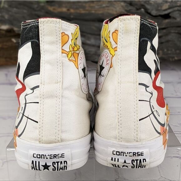Converse Looney Tunes x Chuck Taylor All Star Hi 'Sylvester & Tweety' Sneakers - Picture 8 of 13